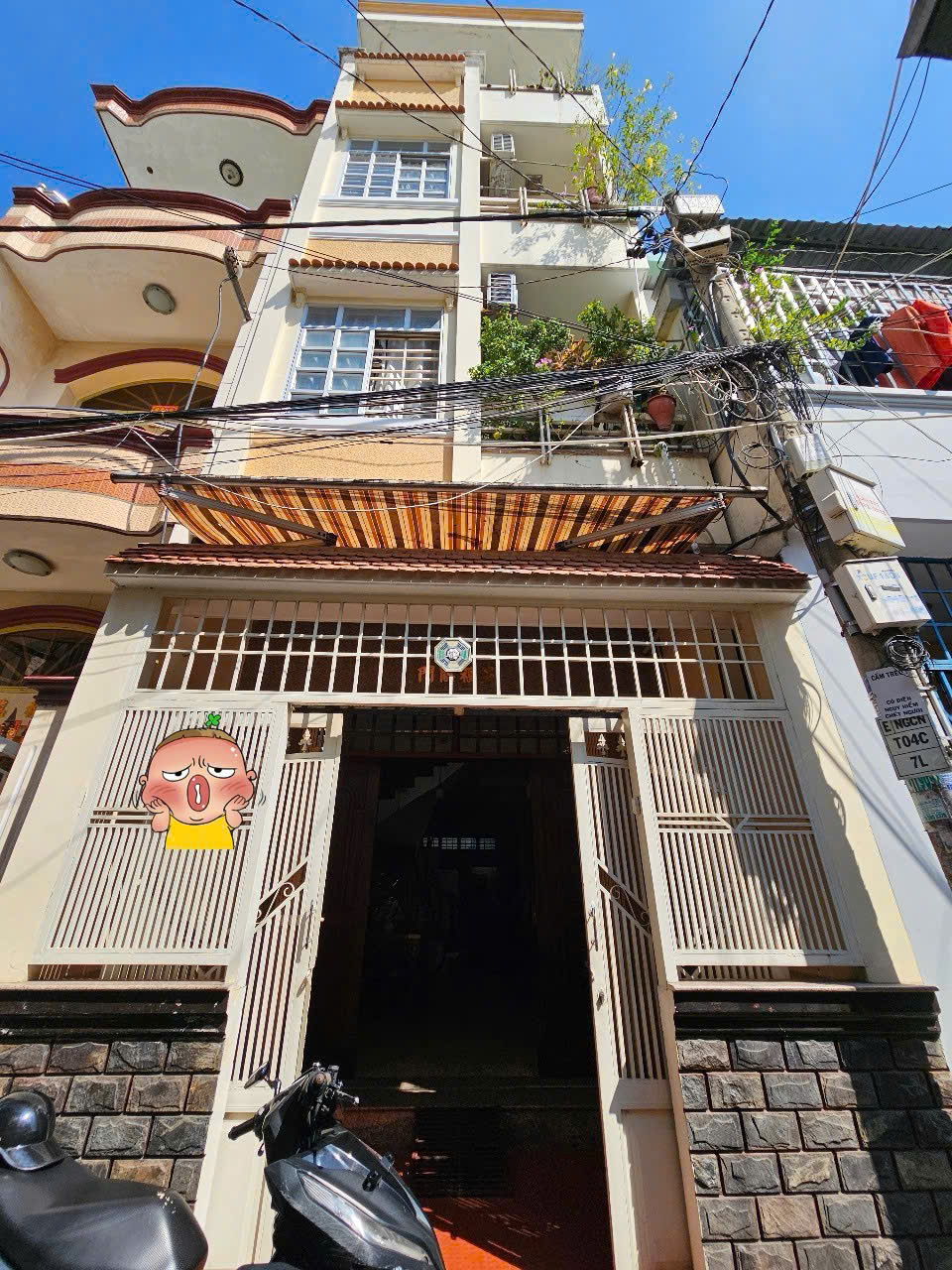  4m x 16m / Nguyễn Chế Nghĩa P13 Q8 gần Mặt tiền / 4 tầng BTCT 