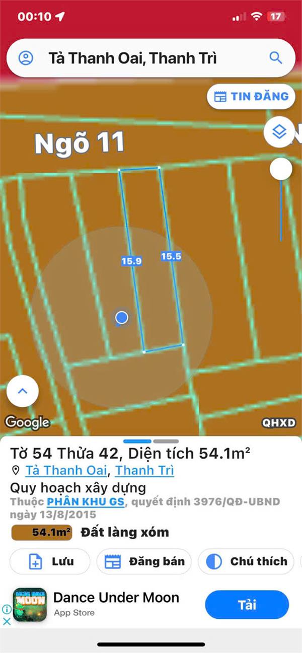  ???? BÁN ĐẤT TẢ THANH OAI – THANH TRÌ  NGÕ 11 