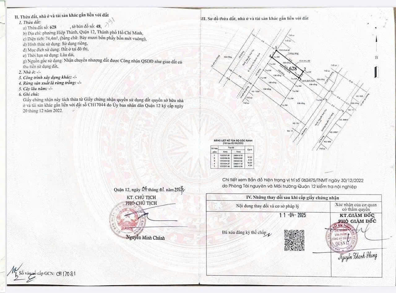  SIÊU PHẨM ĐẤT (4.3X18) XD 6 TẦNG MẶT TIỀN DƯƠNG THỊ MƯỜI – QUẬN 12 