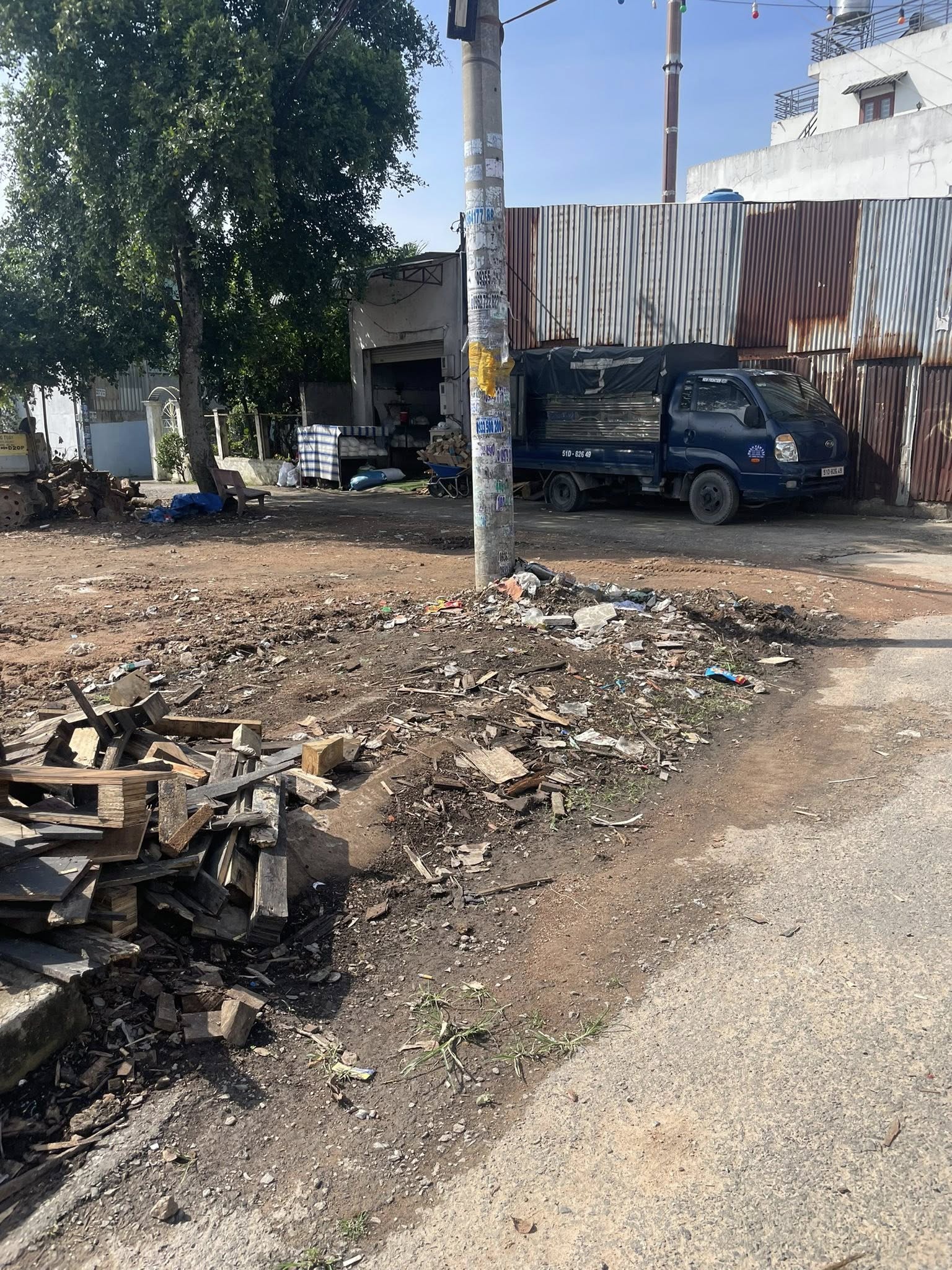  Bán đất mặt tiền 5x20m giá 4,5 tỷ Đường Đông Thạnh 7-1 