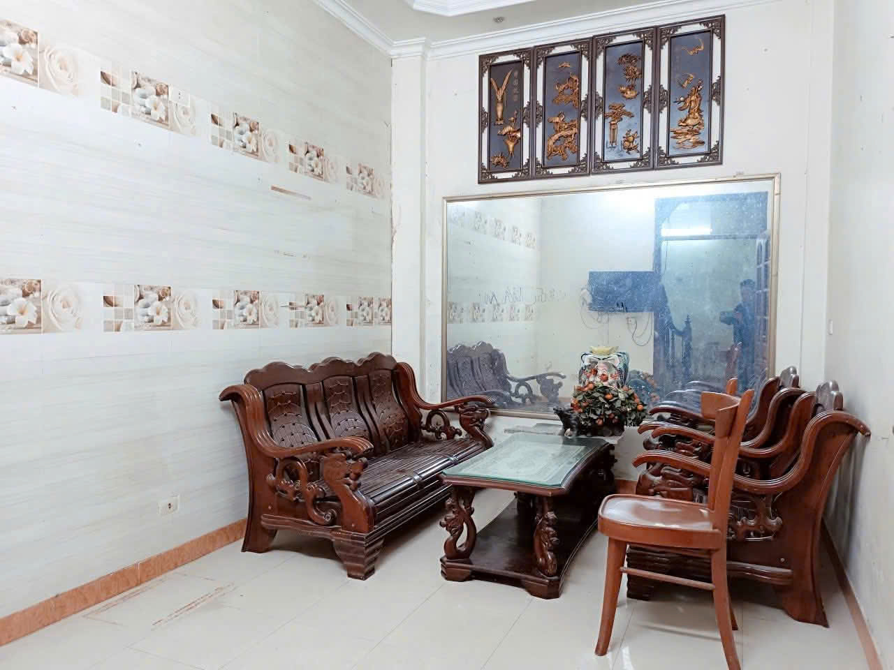  Cho thuê nhà nguyên căn ngõ 291 Khương Trung,  30m² x 5 tầng 4 PN, 3 WC.  9 triệu 