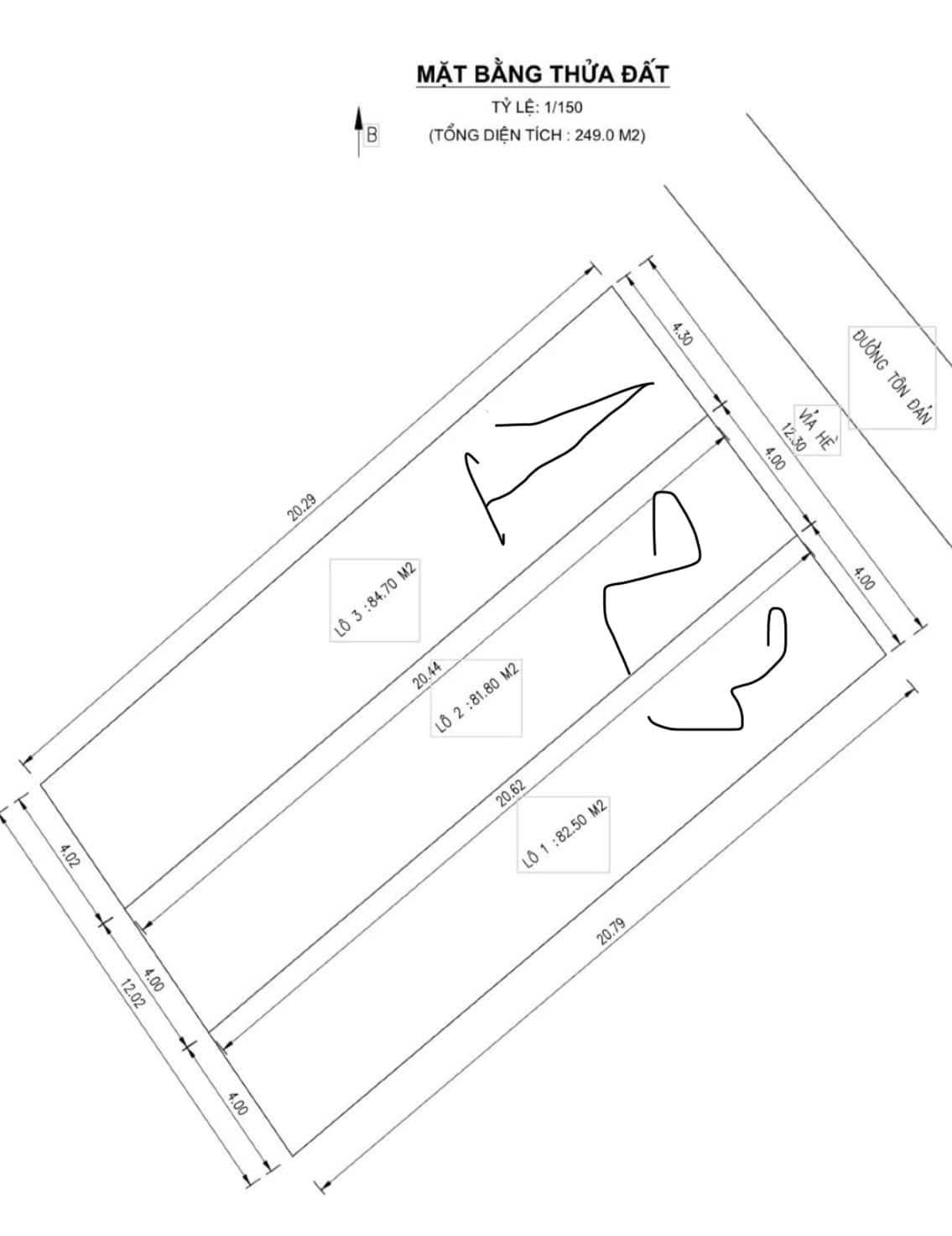  ????????Bán 3 lô đất liền kề MT đường Tôn Đản - Trục đường kinh doanh 