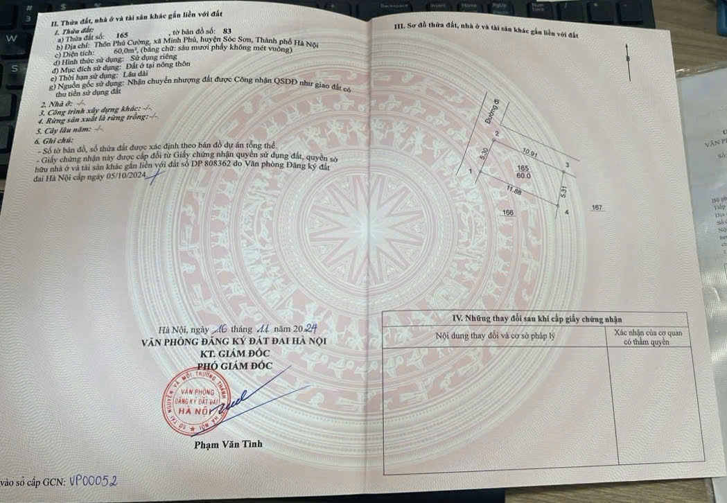  Bán đất Phú Cường, Minh Phú, Sóc Sơn, HN. Lô góc, đường trải nhựa, rộng, ô tô tránh 