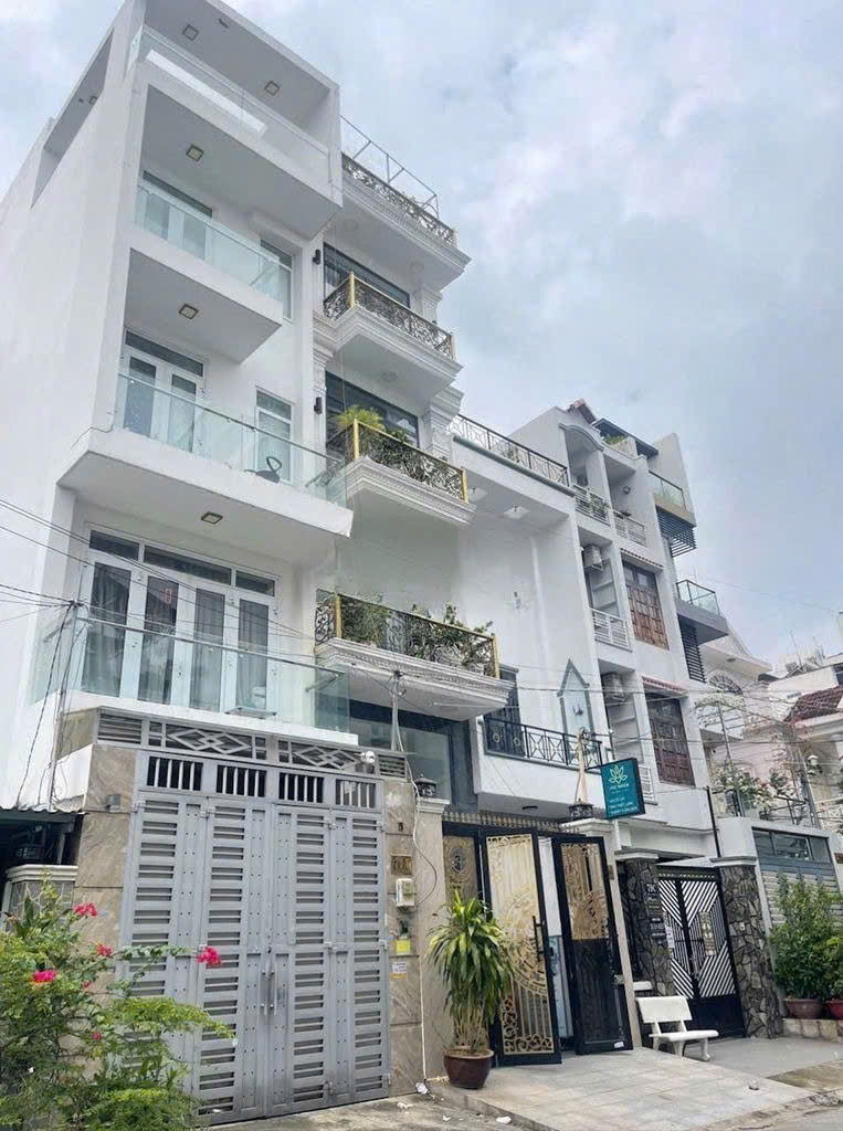  Cho thuê nhà nguyên căn – P. Tân Quy, Quận 7- Mặt tiền đường số - 80mư - 4 tầng - 40tr/tháng 