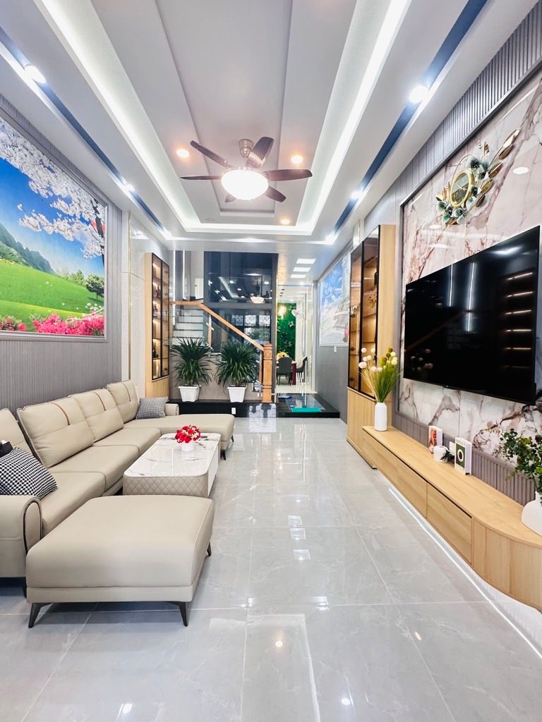  Nhà hẻm xe hơi 4 tầng có thang máy khu dân cư Gò Vấp – đường số 59, 70.2m², ngang 3.9m, 14.7 tỷ 