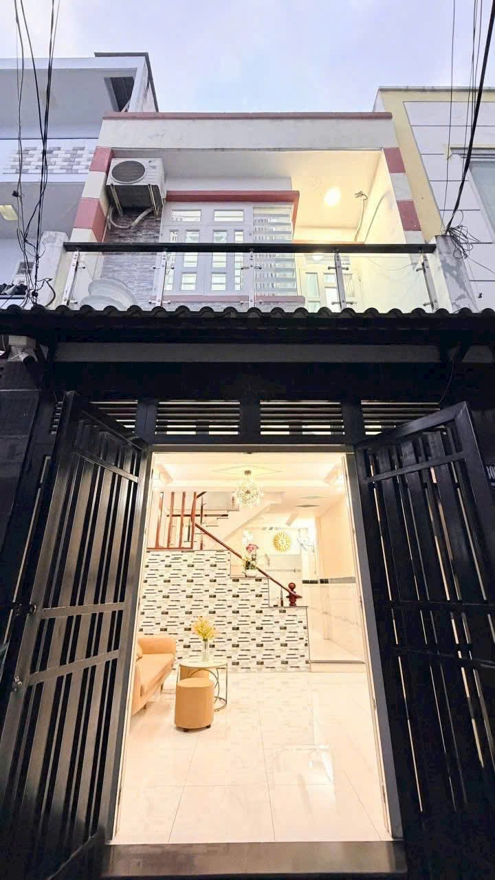  44m2, BÁN NHÀ 2 TẦNG, HẺM XE HƠI 4M, PHAN HUY ÍCH, P12 GÒ VẤP, 4 TỶ HƠN 