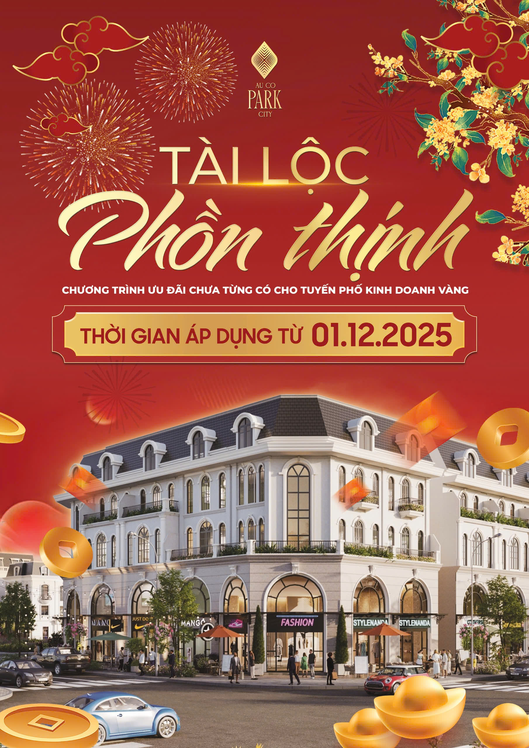  CHÍNH SÁCH MỚI – ƯU ĐÃI LỚN CHƯA TỪNG CÓ TẠI ÂU CƠ PARK CITY 