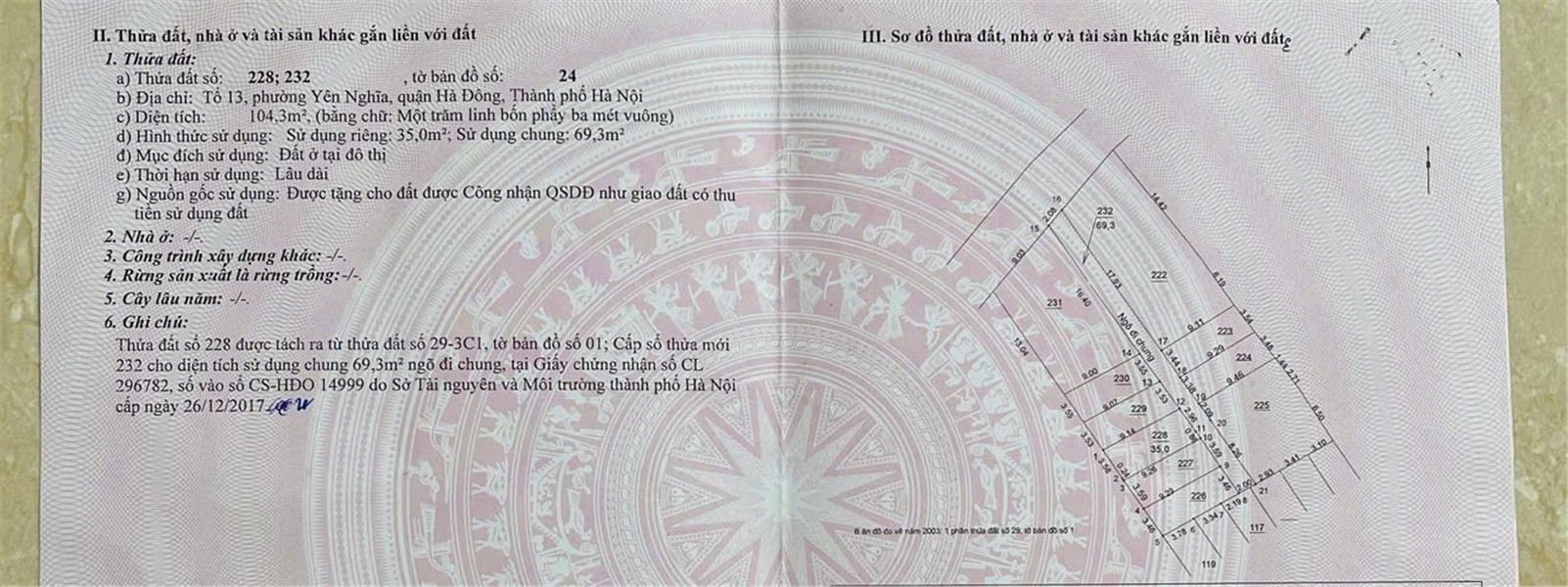  ĐẤT ĐẸP - GIÁ TỐT - Bán 3 Lô Đất Tiềm Năng Tại Phường Yên Nghĩa Hà Đông, Hà Nội 