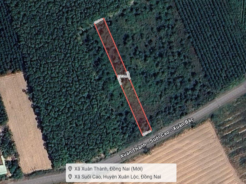  D1823 ⚡️ Giảm 300tr! đất Mặt tiền Xuân Thành Đồng Nai, SHR, 10x116m, 1.x tỷ 