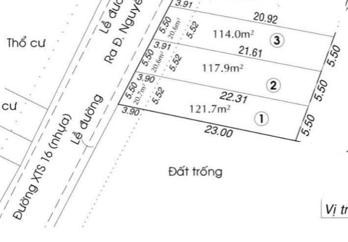  ĐẤT MẶT TIỀN XUÂN THỚI SƠN 16 – ĐƯỜNG 13M, XÂY 5 TẦNG, KHU DÂN CƯ KÍN 