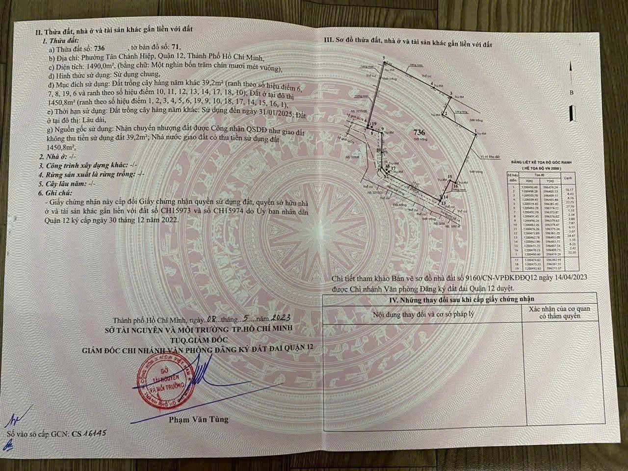  SIÊU PHẨM ĐẤT LỚN 1/ QUỐC LỘ 1A – 1.490m² FULL THỔ CƯ, Q.12 