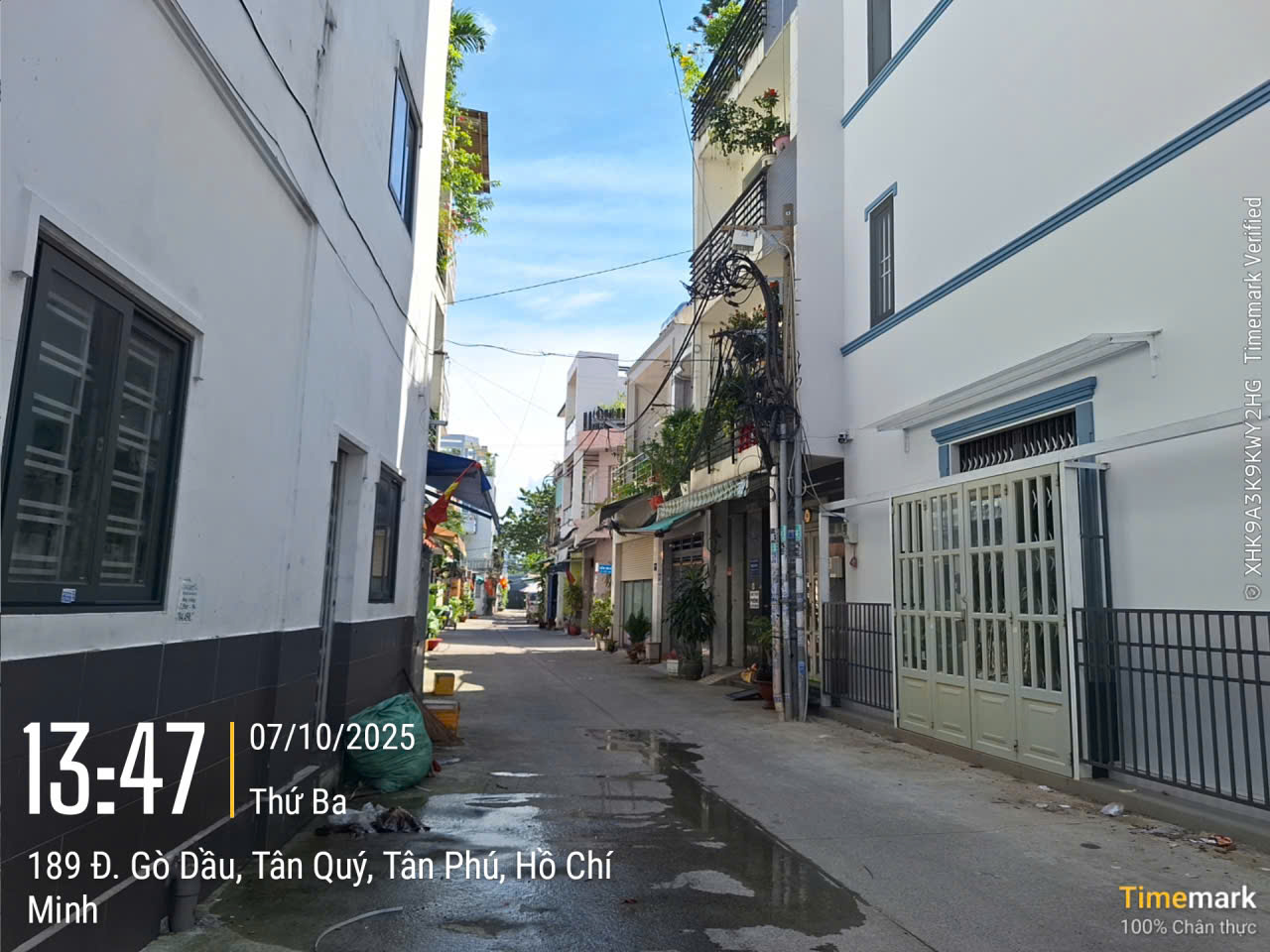  HXH Gò Dầu, Tân Phú (5.2m x 14m) 77m² x 2 tầng gần chợ Tân Hương, dòng tiền 8tr/th chỉ 6.4 tỷ. 