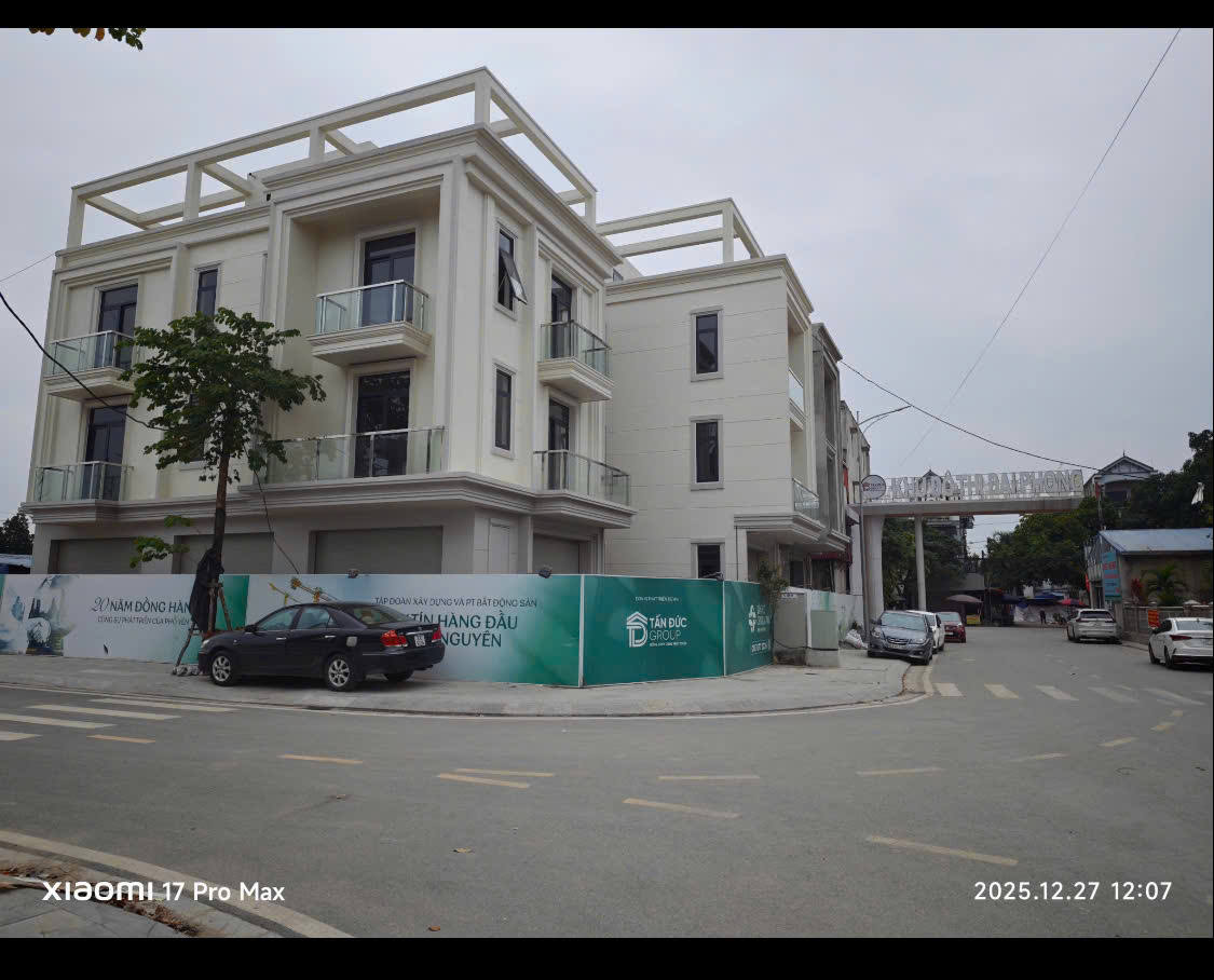  SIÊU HÓT - SHOPHOUSE & ĐẤT NỀN DỰ ÁN ĐẠI PHONG, Tấn Đức central park 2 - TP PHỔ YÊN, THÁI NGUYÊN 