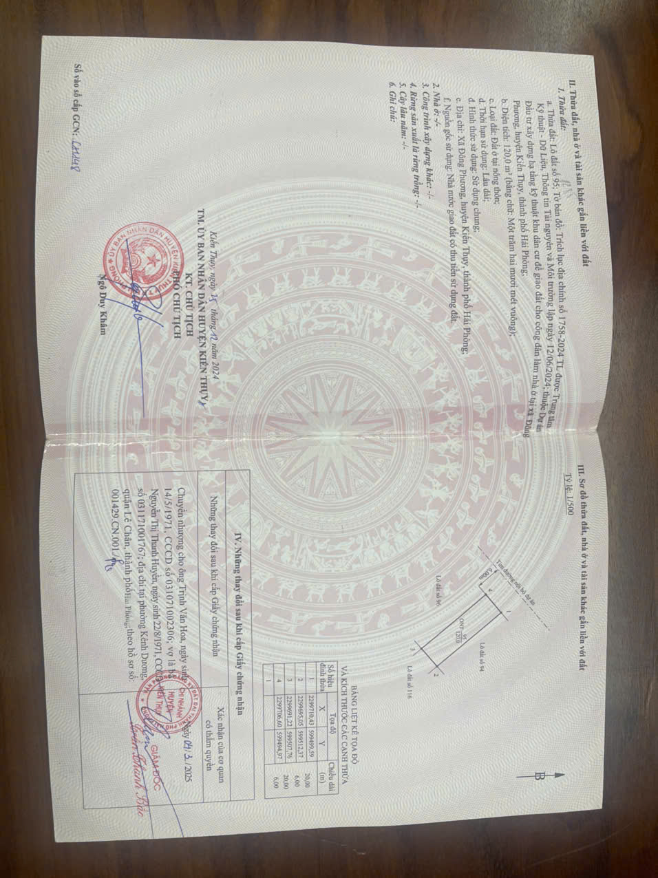  Giá chỉ 3x tr/m²  Lô tái định cư Bà Cằng giáp Vinhomes Dương Kinh  Hàng hiếm khu dân cư  ZALO 0567 222 555 