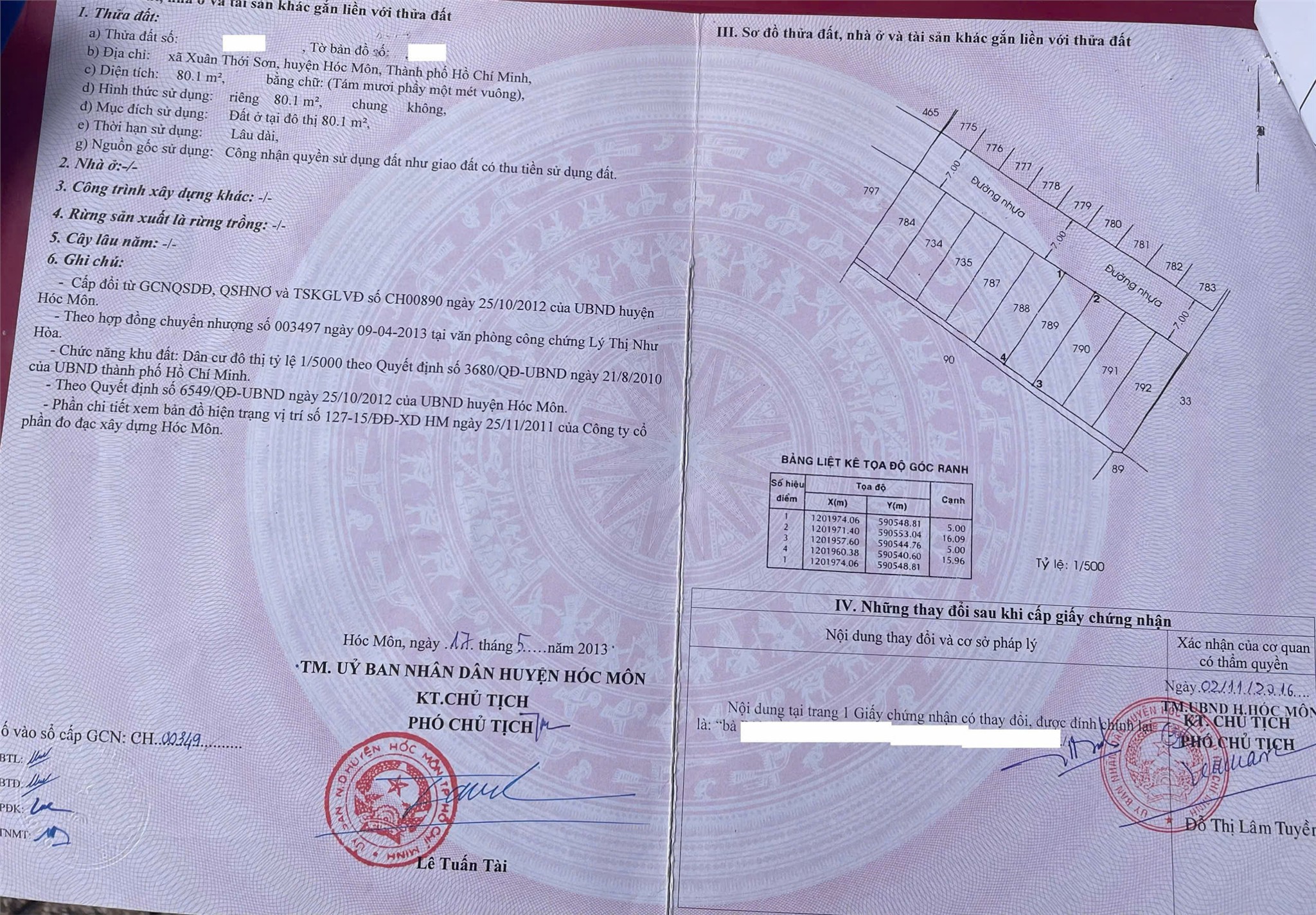  ĐẤT ĐẸP NGANG 5M- GIÁ ĐẦU TƯ - CẦN BÁN NHANH LÔ ĐẤT MẶT TIỀN tại  Xã Xuân Thới Sơn, Hóc Môn, TP.HCM 