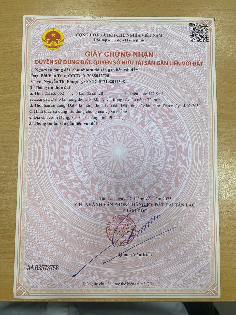  ĐẤT ĐẸP - GIÁ SIÊU RẺ - CHỈ 195TR/ LÔ - Cần Bán Nhanh Lô Đất Vị Trí Đắc Địa Tại Hòa Bình cũ 