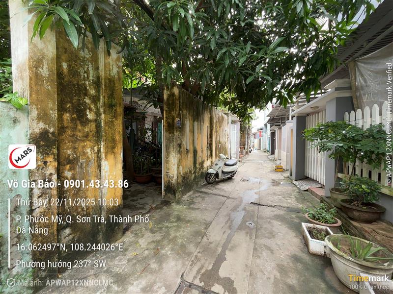  Chính chủ cần bán nhà kiệt Võ Văn Kiệt, Phước Mỹ, Đà Nẵng. 