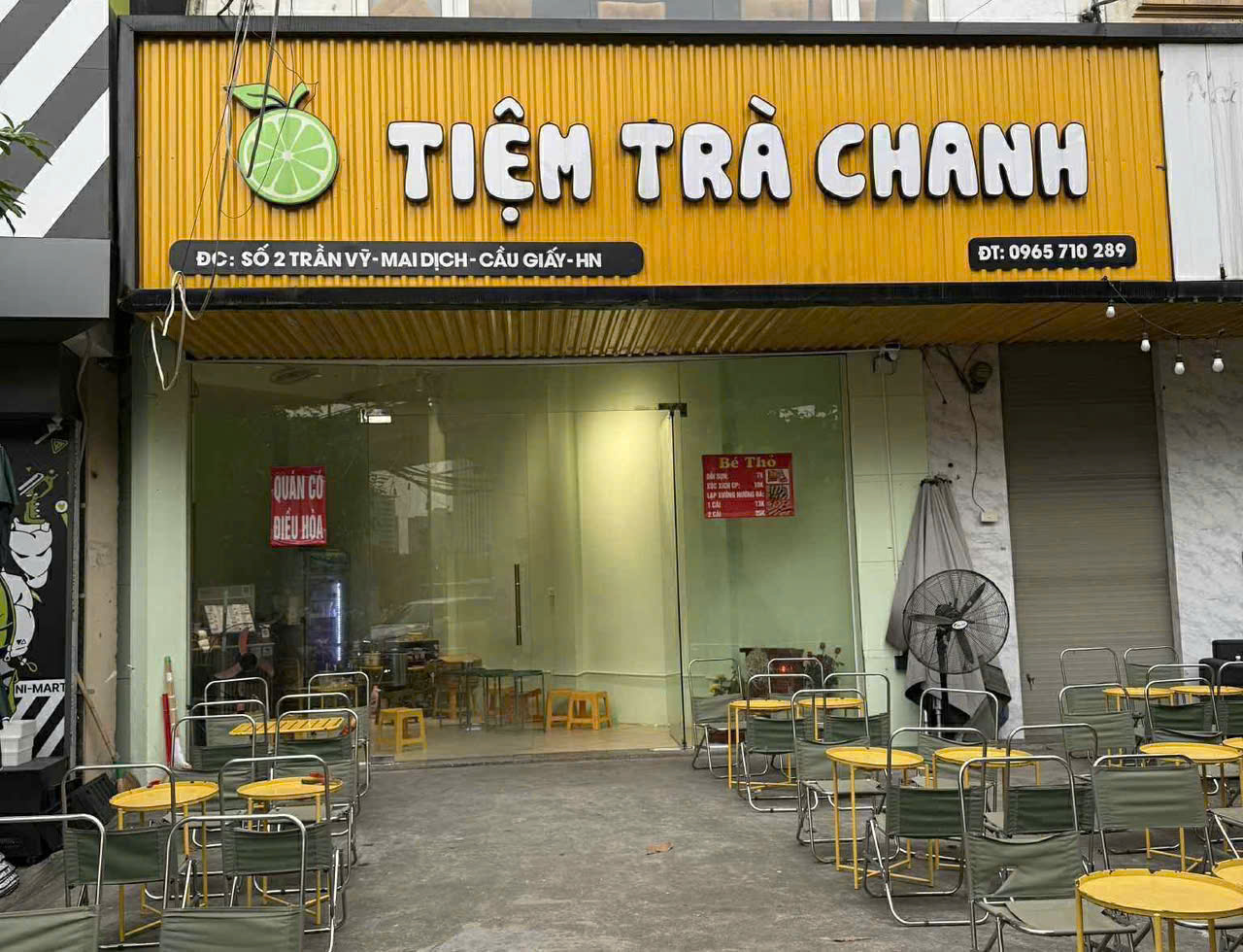  SANG NHƯỢNG GẤP  QUÁN TRÀ CHANH – SỐ 2 TRẦN VỸ,PHƯỜNG MAI DỊCH, QUẬN CẦU GIẤY,HÀ NỘI 