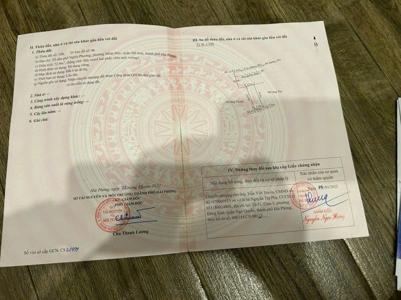  72,9m² mặt đường 403 Minh Đức – Ngang 4,7m – Trục giao thông lớn Đồ Sơn  Hàng vị trí hiếm  ZALO 0567 222 555 