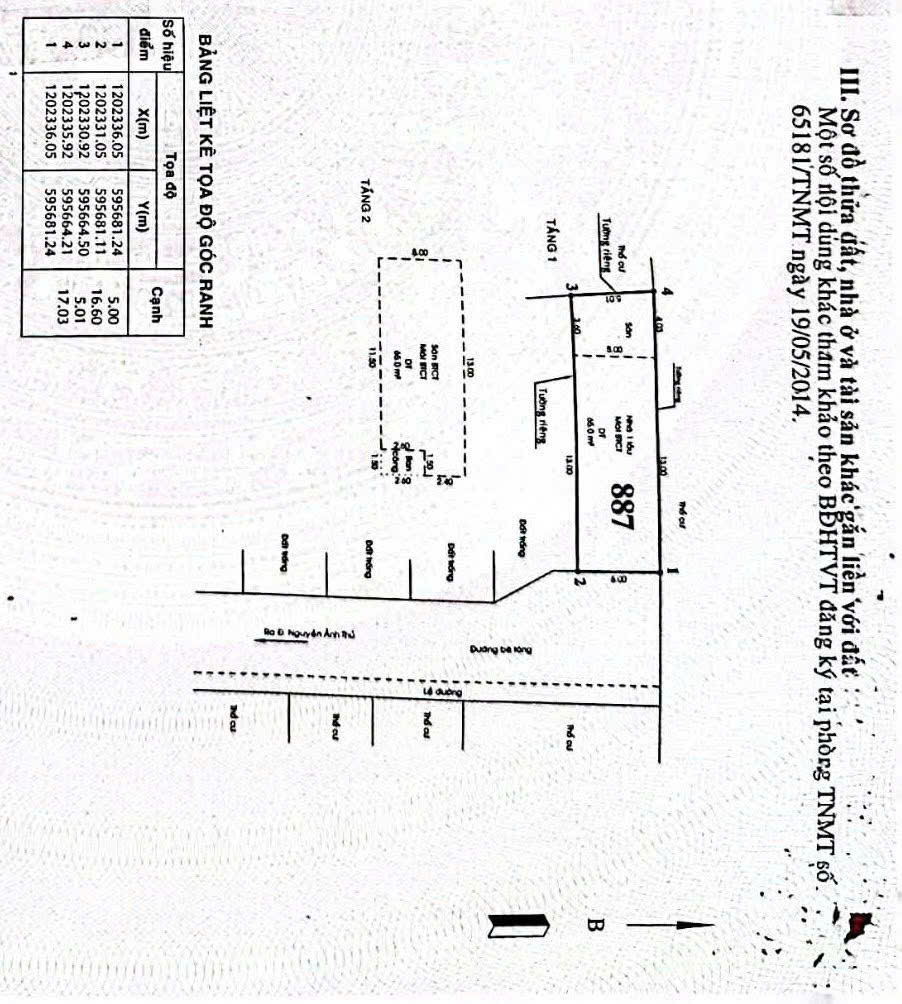  NHÀ TRỐNG DỌN VÀO Ở LIỀN ĐƯỜNG TÂN CHÁNH HIỆP 10 (DƯƠNG THỊ MƯỜI), Q12 