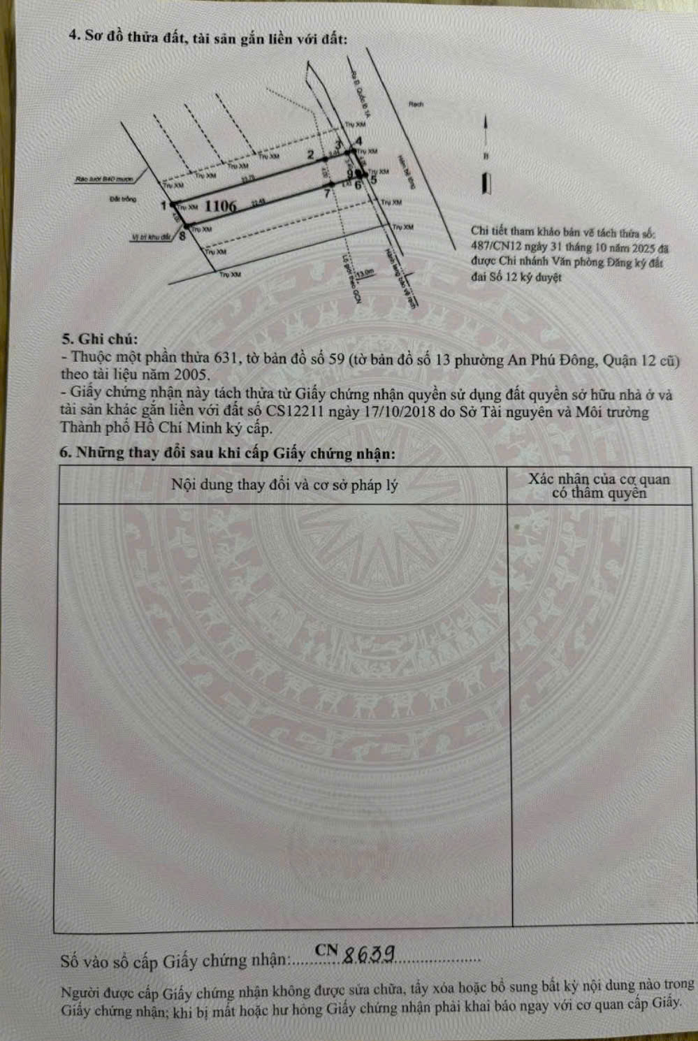  HÀNG HOT AN PHÚ ĐÔNG – Q12 - 7 LÔ ĐẤT ĐẸP – GIÁ TỐT ĐẦU TƯ 