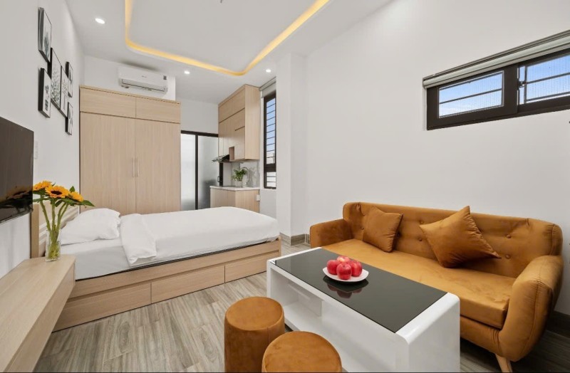  # Sát Phan Tứ gần Biển Mỹ Khê, 122m2, ngang 7.2m, 5 tầng, 14 căn hộ, thu 100tr/th, 17.x tỷ 