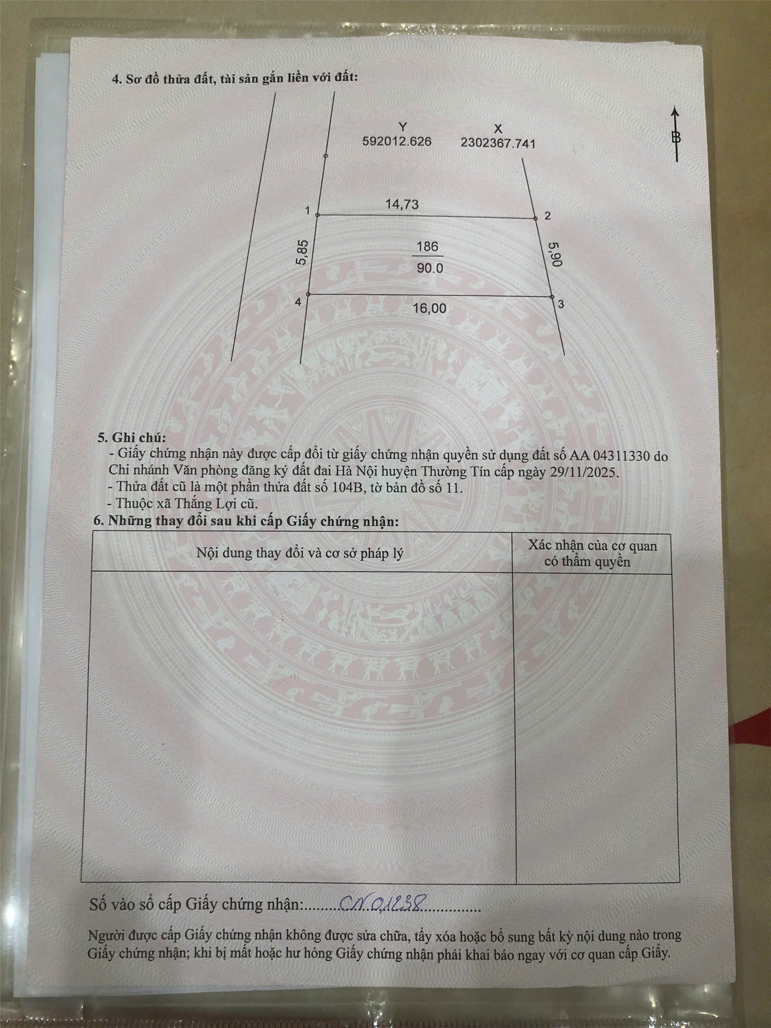  ĐẤT ĐẸP- GIÁ TỐT - CHÍNH CHỦ CẦN BÁN NHANH LÔ ĐẤT tại thôn Mai Xá xã Thắng Lợi, Tp HN (cũ) 