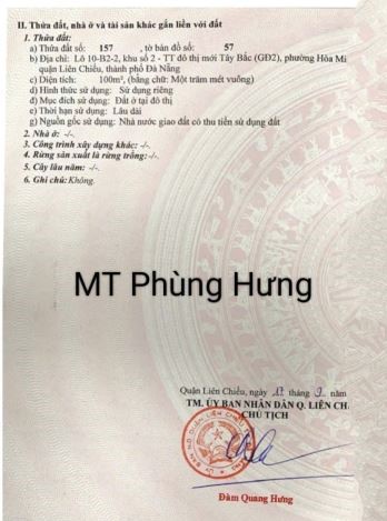  Bán đất đường 10.5m Phùng Hưng - Trục đường kinh doanh 