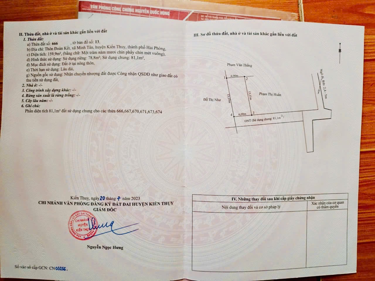  ĐẤT ĐOÀN KẾT MINH TÂN KIẾN THUỴ – NGANG 6M – GIÁ 1 TỶ 1XX  KHU DÂN CƯ HIỆN HỮU  ZALO 0567 222 555 