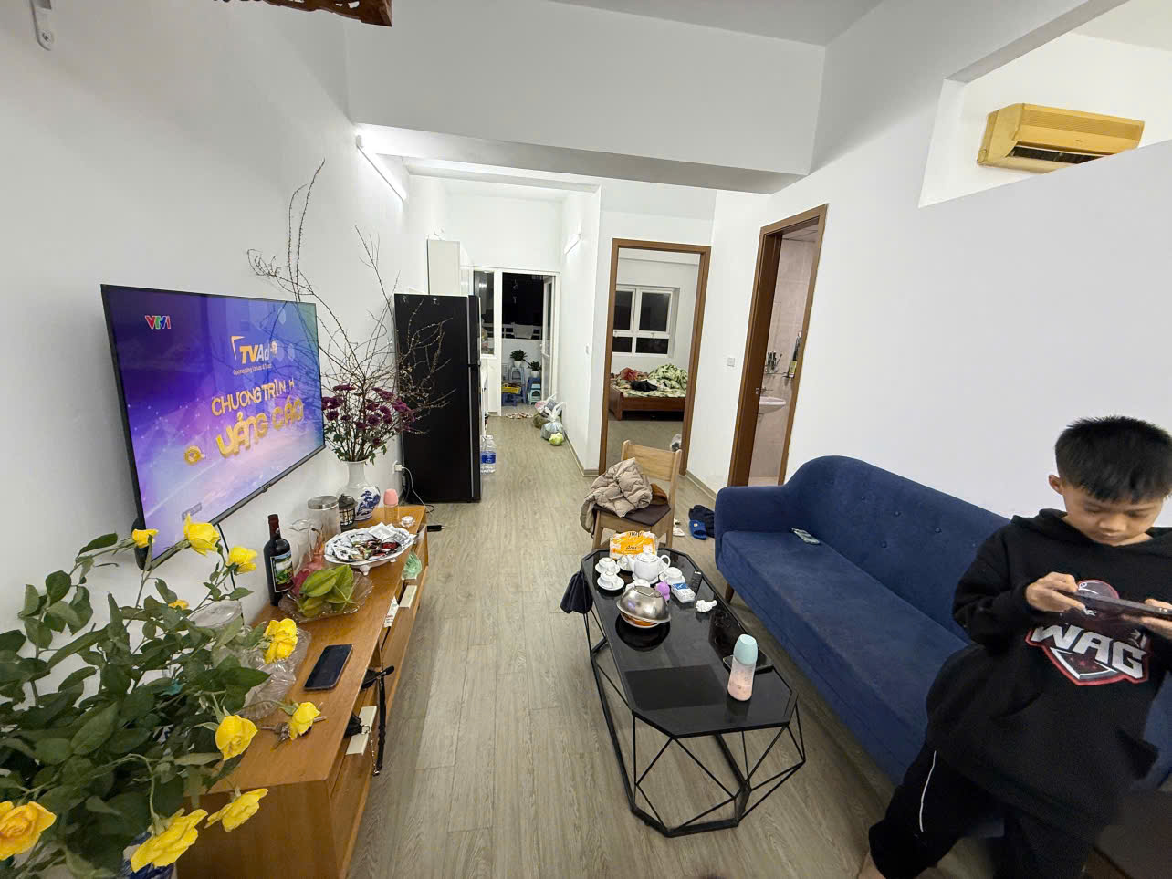  Cho thuê căn hộ Nam Trung Yên, 50m2, 2 ngủ, 10 Triệu Full đồ ở hộ gia đình 