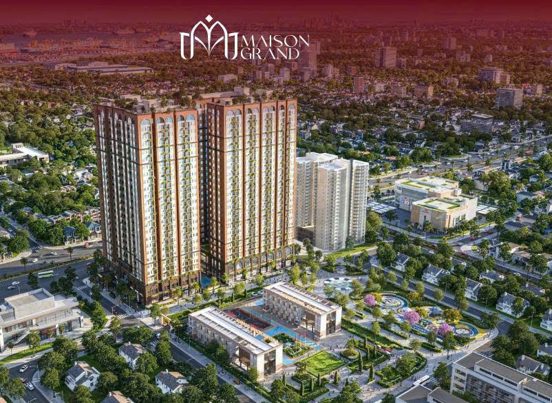  Bán căn hộ Maison Grand Phú Mỹ mặt tiền QL51, gần cảng Cái Mép 