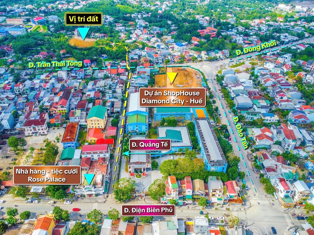  ???? MỞ BÁN ĐẤT MẶT TIỀN QUẢNG TẾ ???? Sát Điện Biên Phủ – Đào Tấn – Trần Thái Tông  TP Huế 