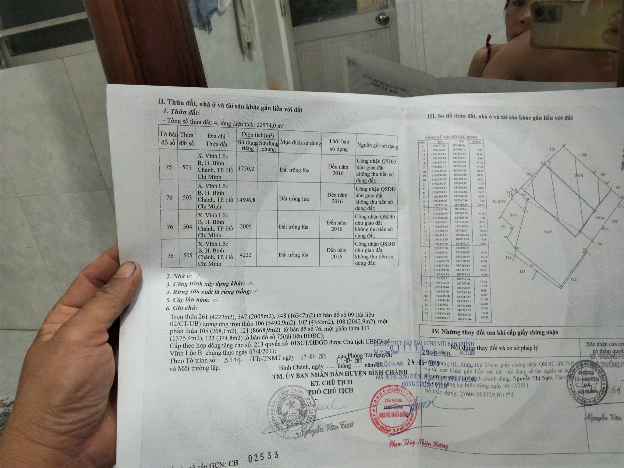  ĐẤT CHÍNH CHỦ  GIÁ TỐT - CHÍNH CHỦ CẦN BÁN NHANH lô đất tại huyện Bình Chánh, TPHCM 