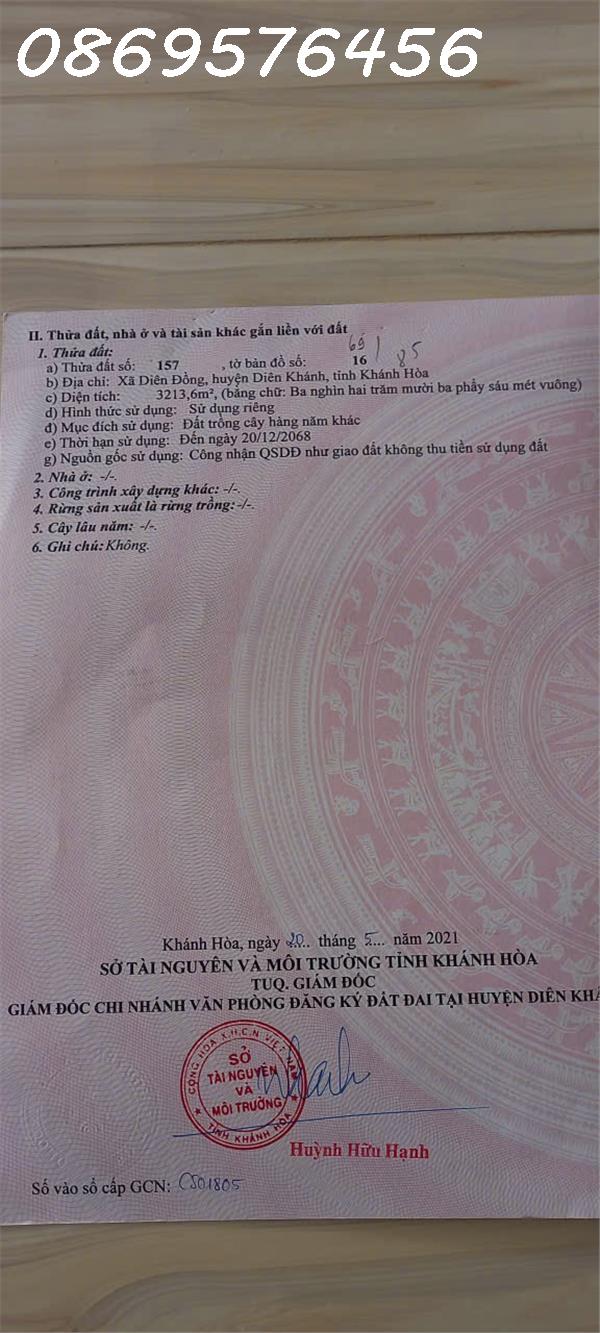  MUA BÁN ĐẤT VƯỜN TẠI NHA TRANG KHÁNH HOÀ 
