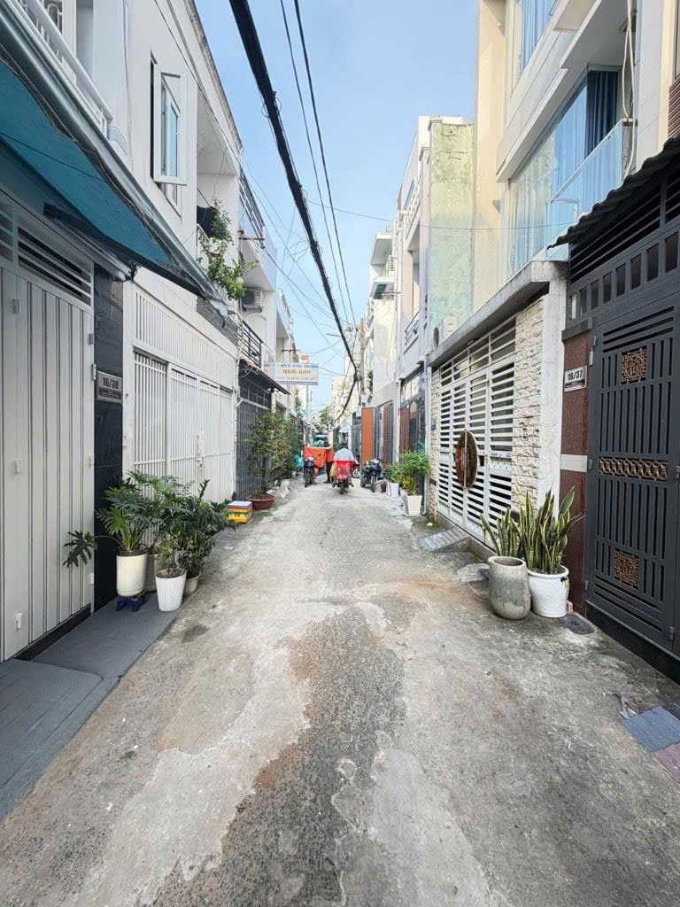  BÁN NHÀ 2 MẶT TIỀN HẺM TRƯỚC SAU - DT 4*12  – KHU TÂY THẠNH  GIÁ NHỈNH 6 TỶ 