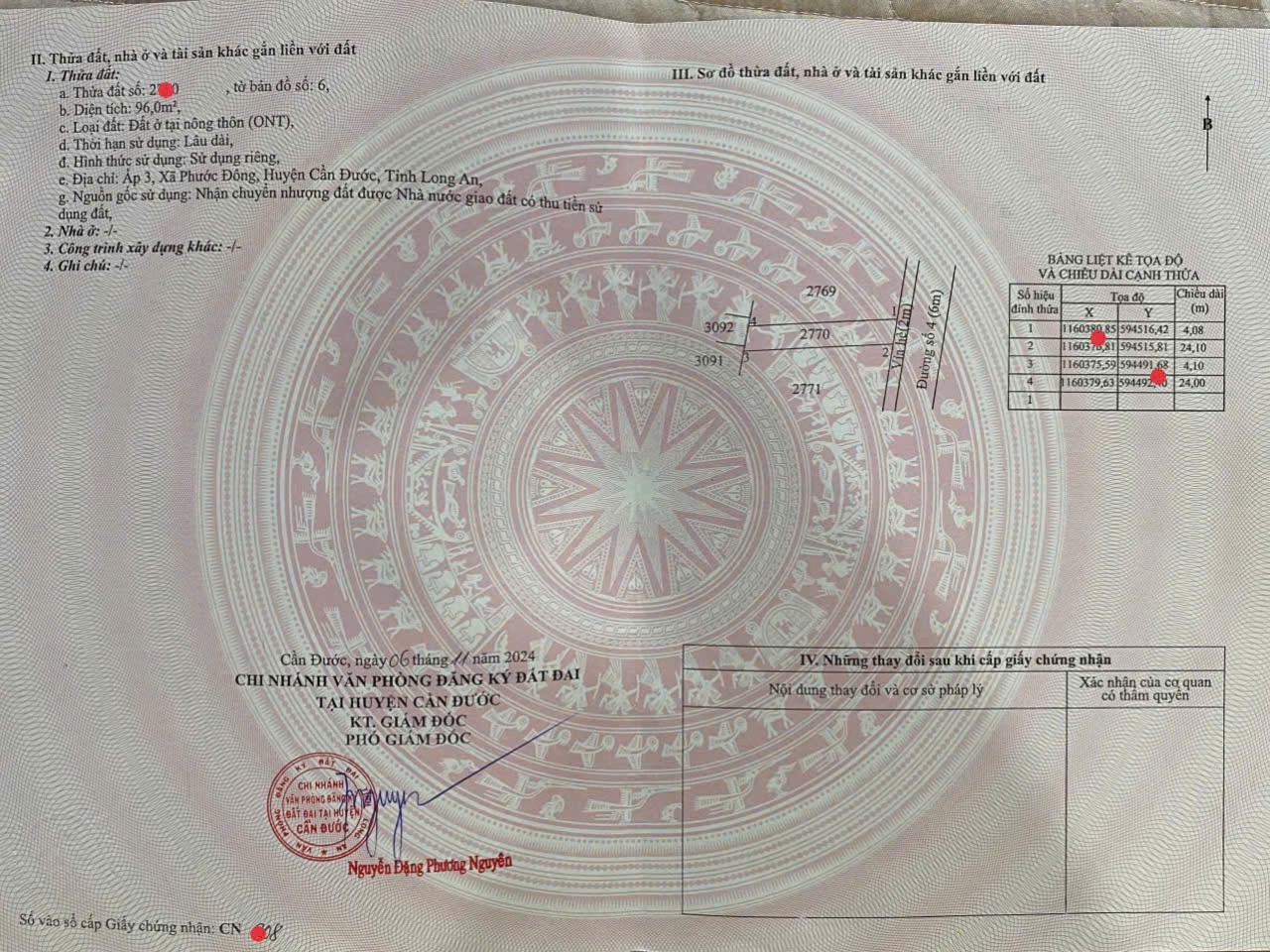  ĐẤT ĐẸP - GIÁ TỐT - Chính Chủ Cần Bán Lô Đất Tại Ql50, Thị trấn Cần Đước, tỉnh Long An 