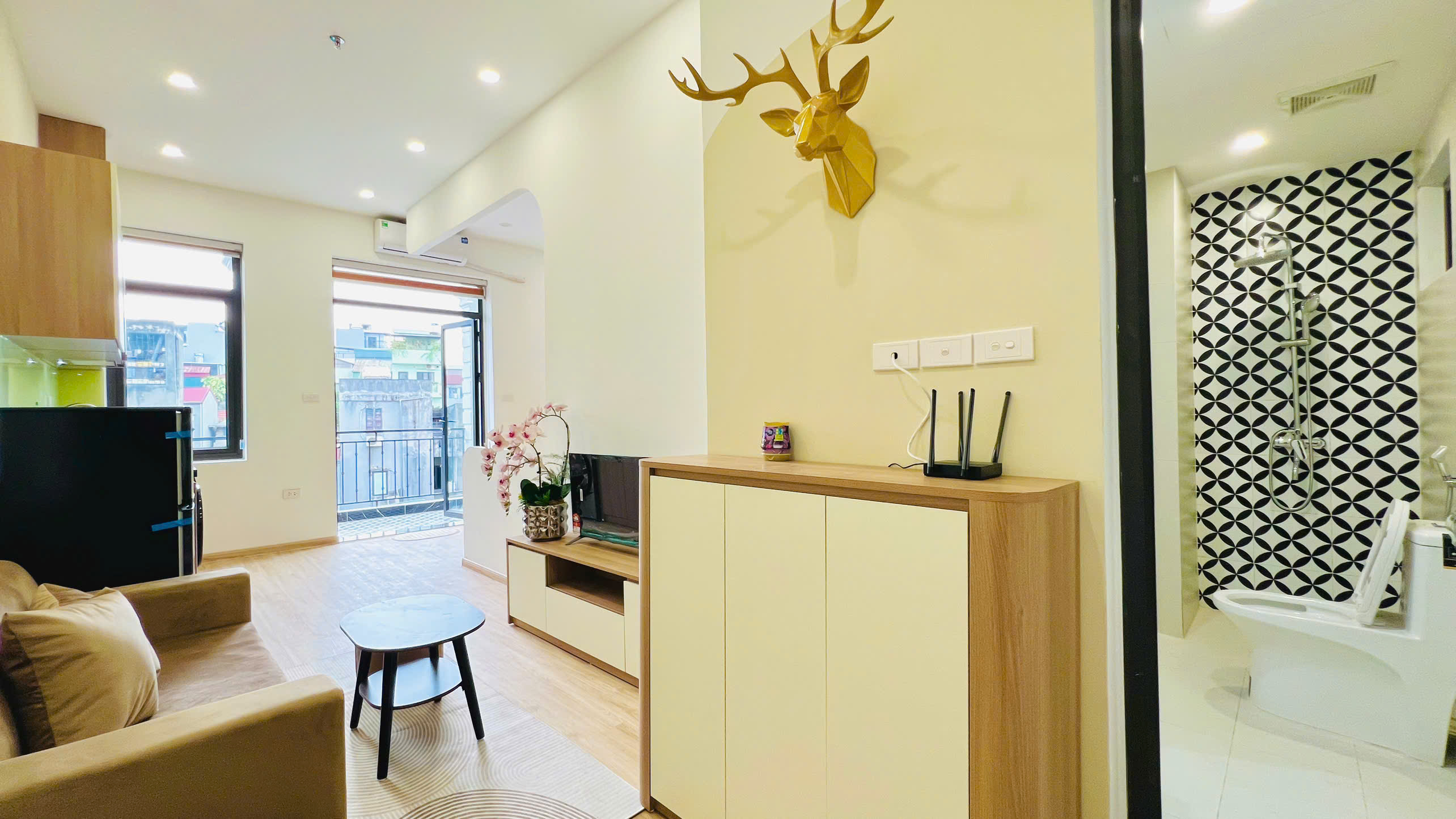  Cho Thuê Ccmn 1pk 1pn đẹp 100% thoáng sáng 281 Trương Định, Hoàng Mai 