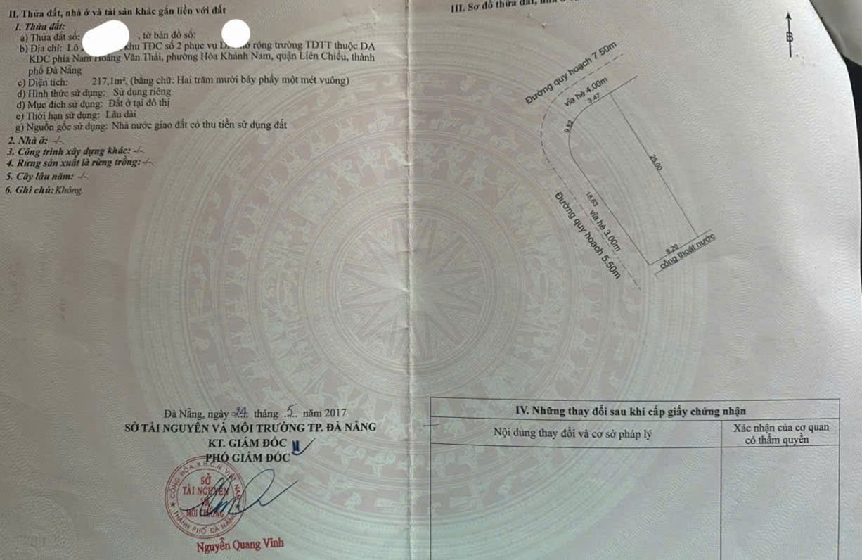  Bán đất GÓC 2MT đường Đà Sơn 3 và Đà Sơn 7 - Gần trường ĐH Duy Tân 