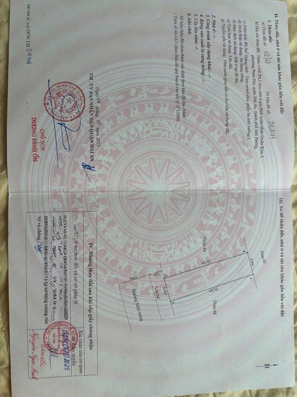  CẦN BÁN ĐẤT TÁI ĐỊNH CƯ QUÂN KHU 3 – HẢI AN, HẢI PHÒNG  GIÁ TỐT KHU VỰC 