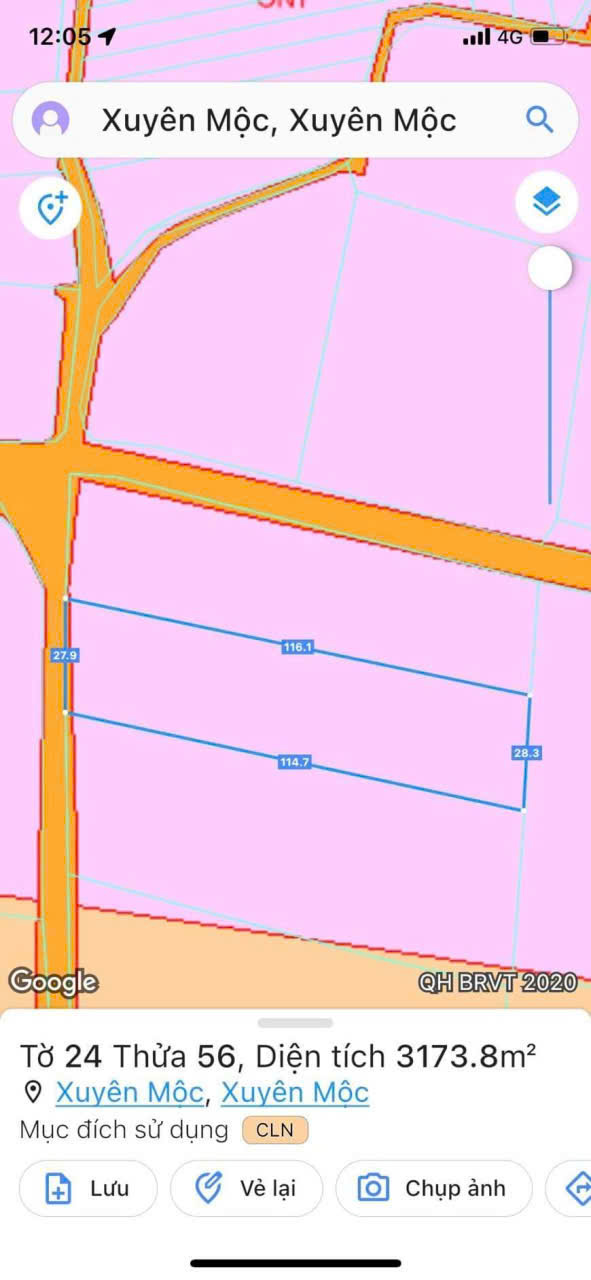  Chủ bán 3100mv 28m mặt tiền nhựa xuyên mộc 