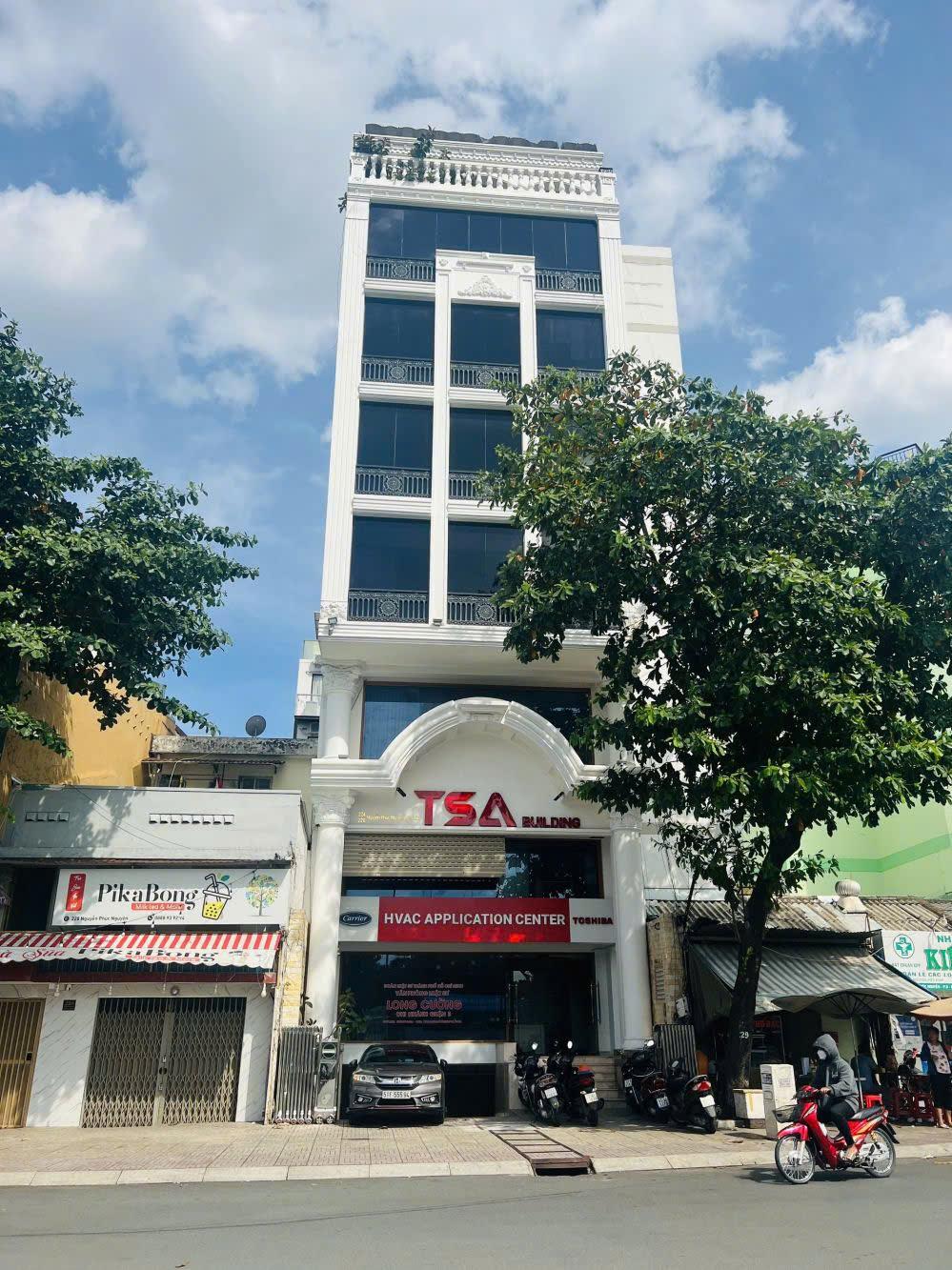  **Toà nhà Văn Phòng 1000m2 sàn-Mặt tiền Quận 3 đường Nguyễn Phúc Nguyên Q3 