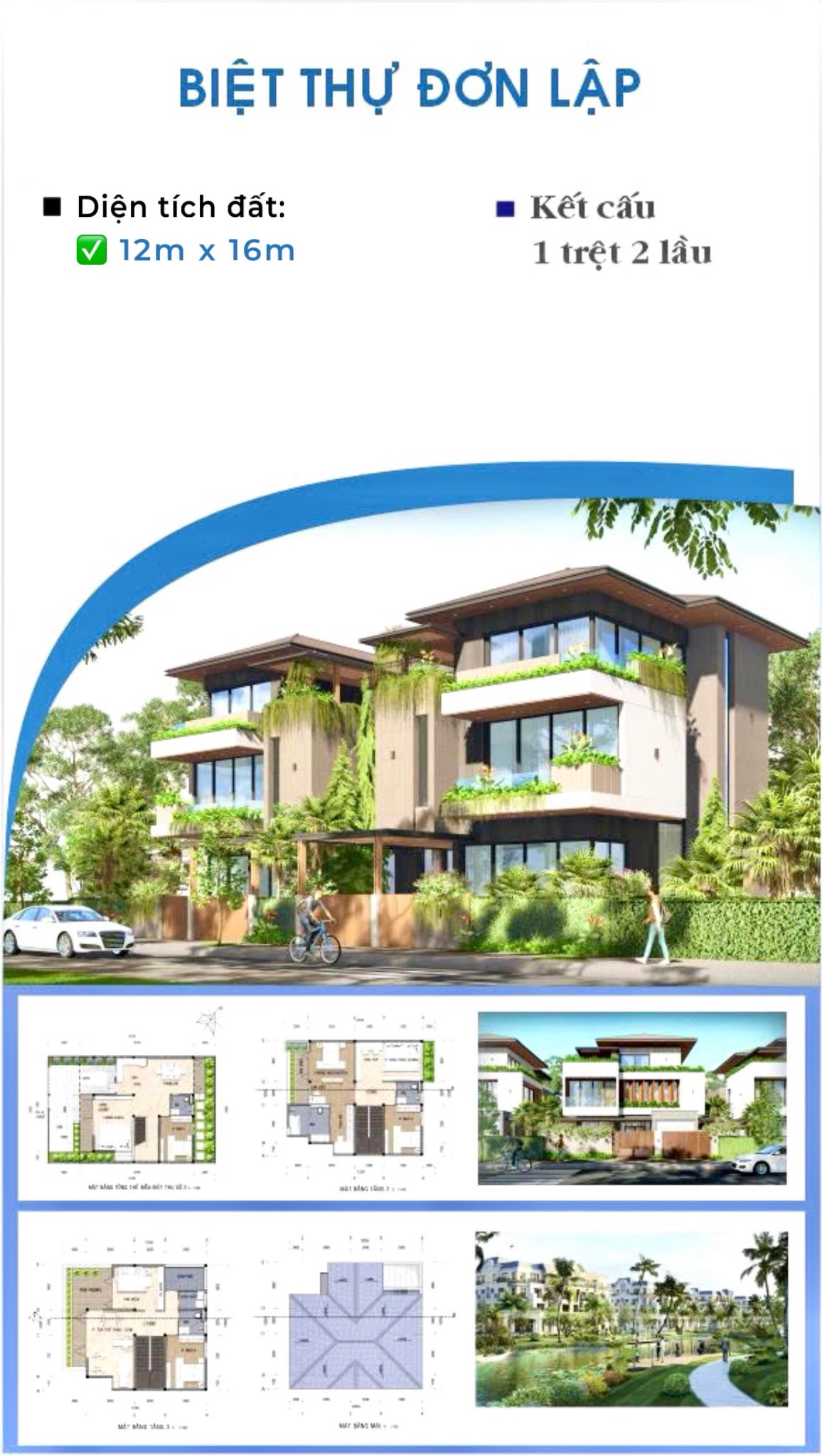  BIỆT THỰ 12x18 xây 3 tầng chỉ 5 tỷ AGORA CITY –  LONG AN.  MS. LIỄU: 0949265743 