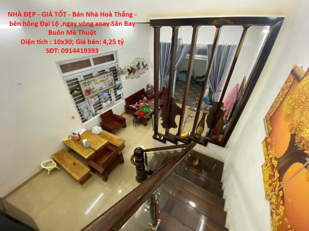  NHÀ ĐẸP - GIÁ TỐT - Bán Nhà Hoà Thắng - bên hông Đại Lộ ,ngay vòng xoay Sân Bay Buôn Mê Thuột 