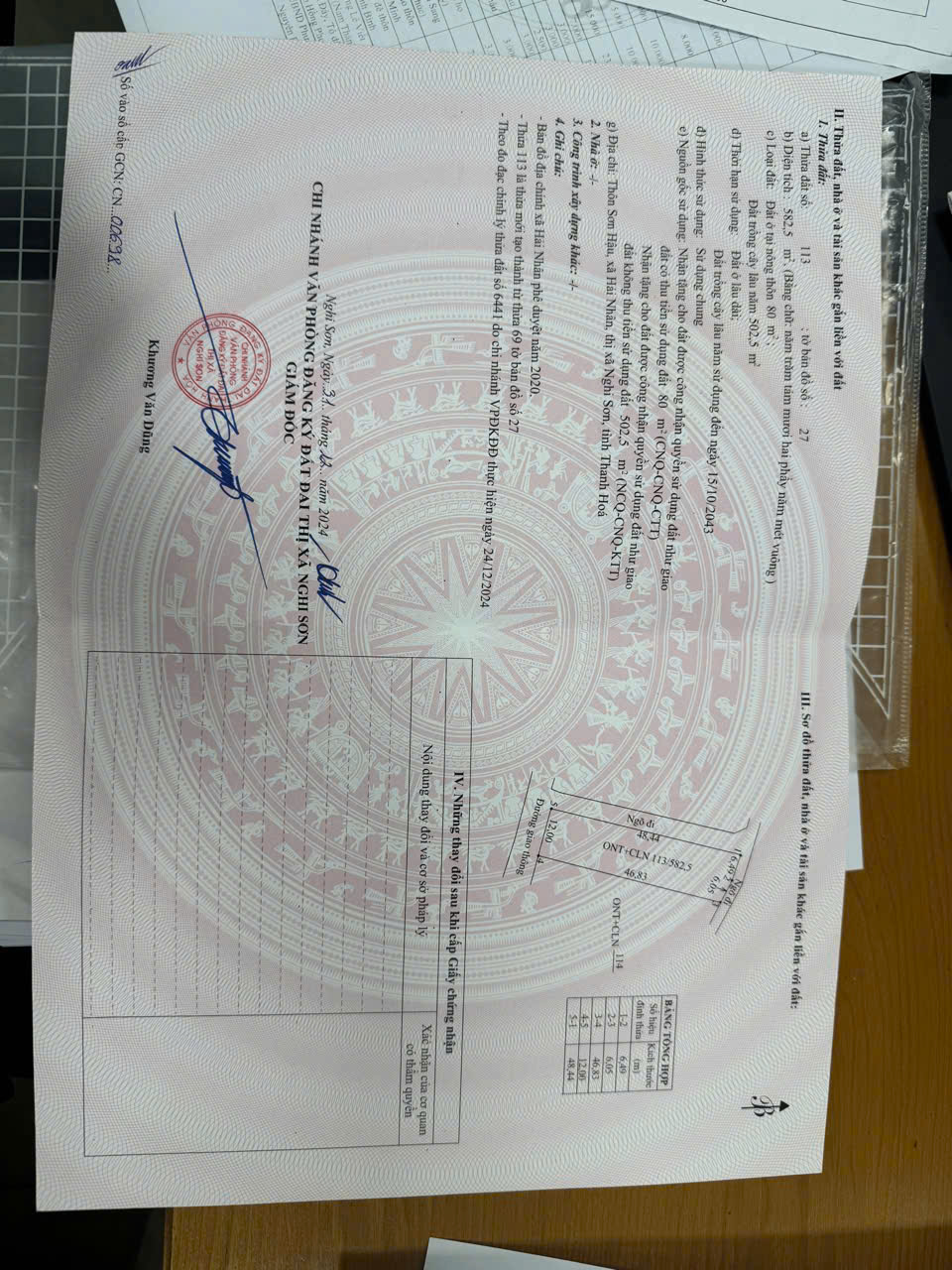  Chính chủ Bán Lô Đất TDP Sơn Hậu Phường Tĩnh Gia , Tỉnh Thanh Hóa 