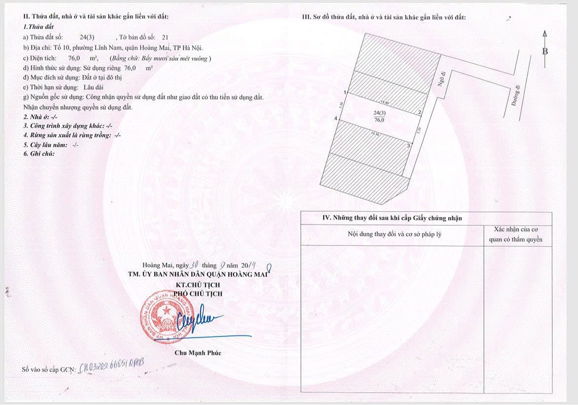  NHÀ ĐẸP – GIÁ TỐT –  BÁN GẤP NHÀ Tại Phường Lĩnh Nam, Hoàng Mai, HN 