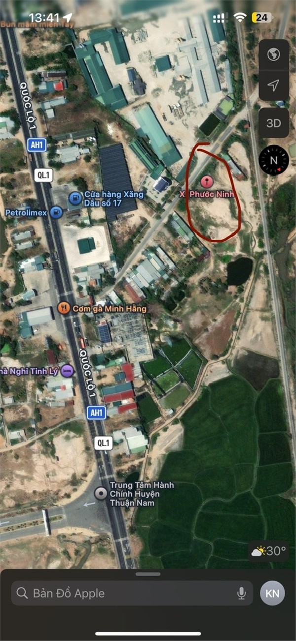  ĐẤT  ĐẸP- GIÁ TỐT- CẦN BÁN NHANH ĐẤT tại Xã Phước Ninh, Thuận Nam, Ninh Thuận 