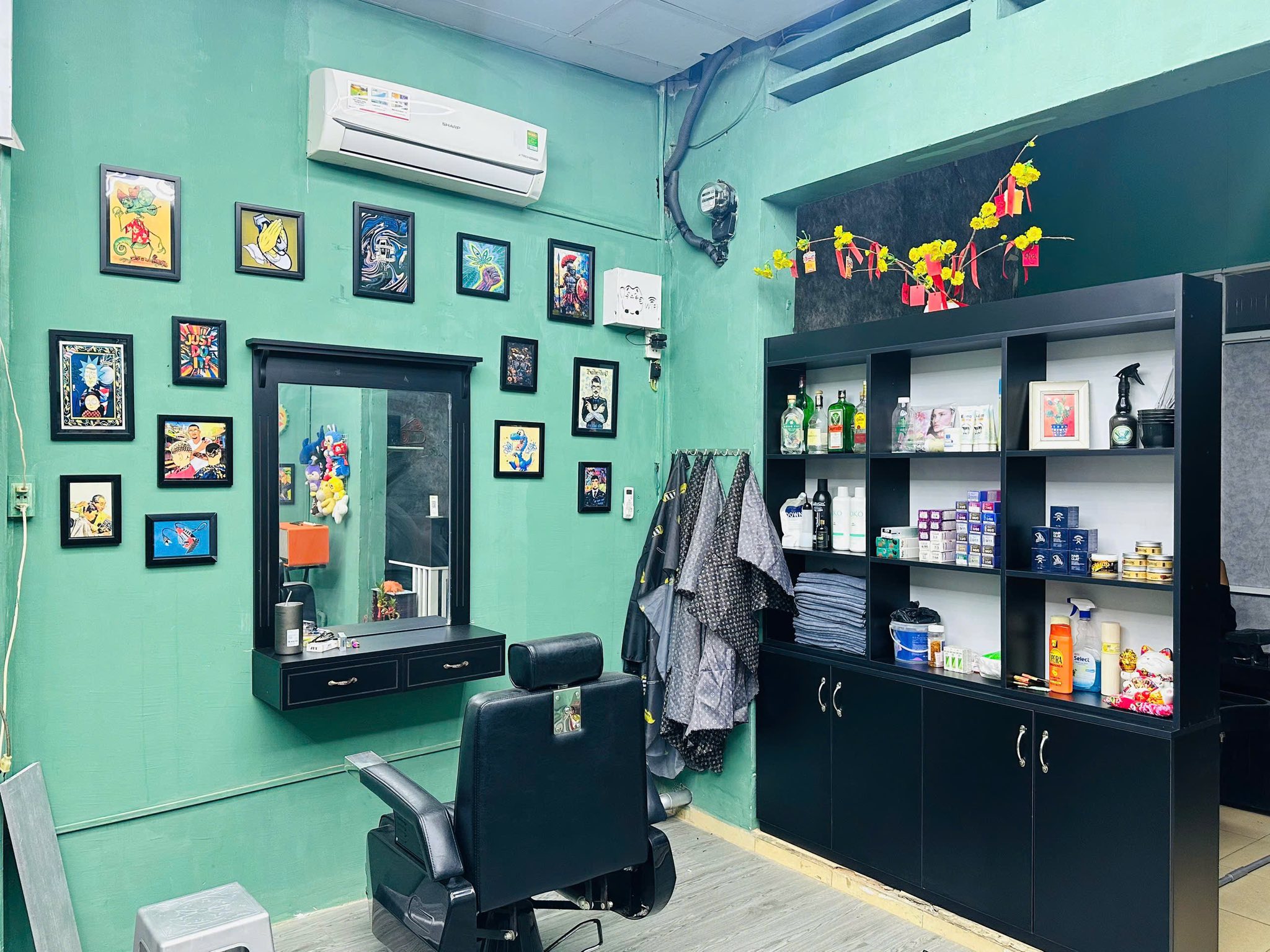  Sang tiệm tóc nam Khánh Bình, Tân Uyên, Bình Dương 