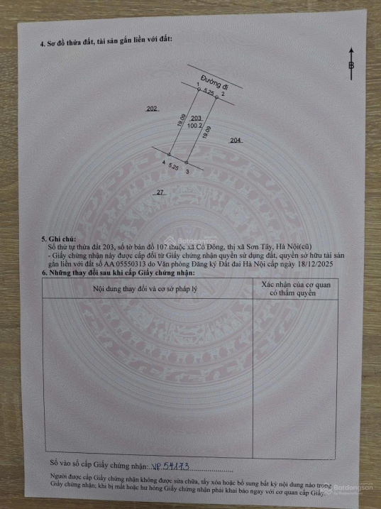  Bán đất tại Đường 21, Cổ Đông, Sơn Tây, Hà Nội, 2,1 tỷ, 100m2 