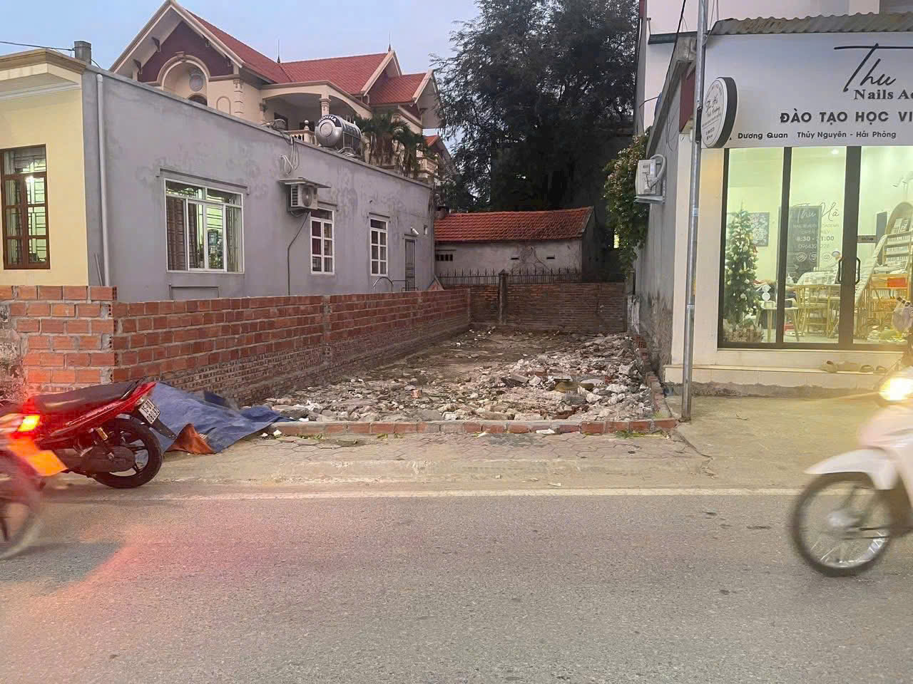  BÁN ĐẤT MẶT ĐƯỜNG LIÊN PHƯỜNG – KHU CHỢ DƯƠNG QUAN CŨ, THUỶ NGUYÊN, HẢI PHÒNG  TRỤC KINH DOANH 