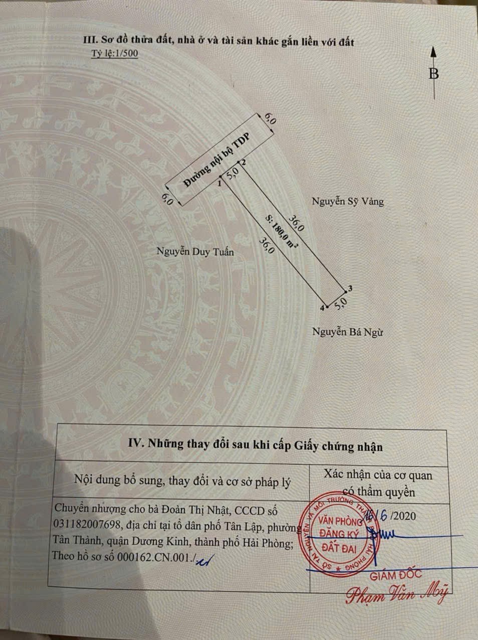  BÁN LÔ 180M² TÂN LẬP – TÂN THÀNH – DƯƠNG KINH  GIÁ 1X TRIỆU/M² – ĐƯỜNG 6M CÓ VỈA HÈ – HÀNG DIỆN TÍCH LỚN  ZALO 0567 222 555 